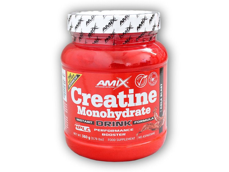 Amix Creatine monohydrate Powder Drink 360g Varianta: forrest fruits