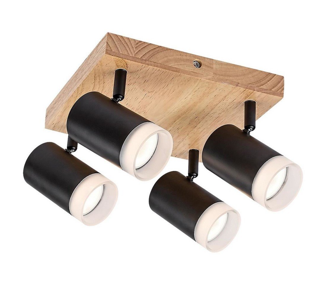 Rabalux Rabalux 73124 - Stropní bodové svítidlo TORAS 4xGU10/5W/230V dub