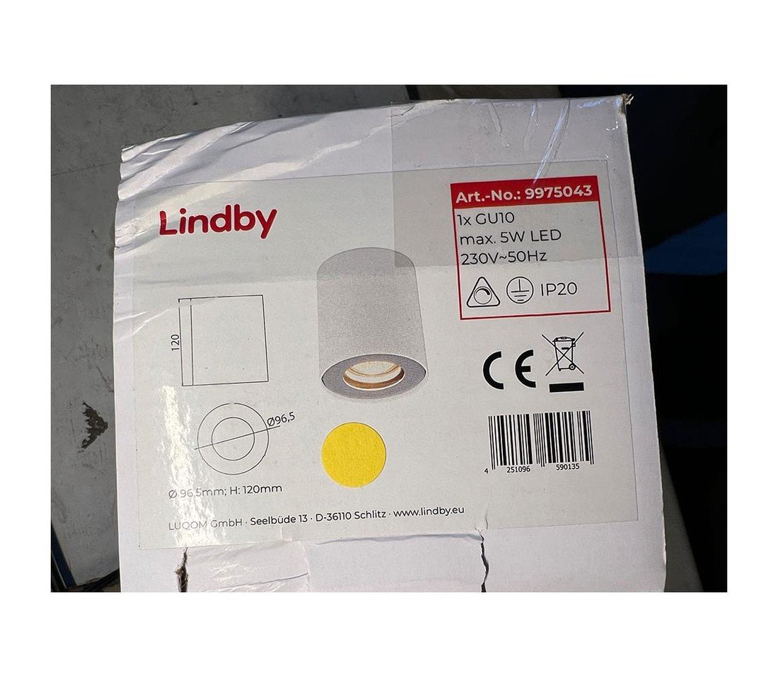 Lindby Lindby - Bodové svítidlo LARON 1xGU10/5W/230V