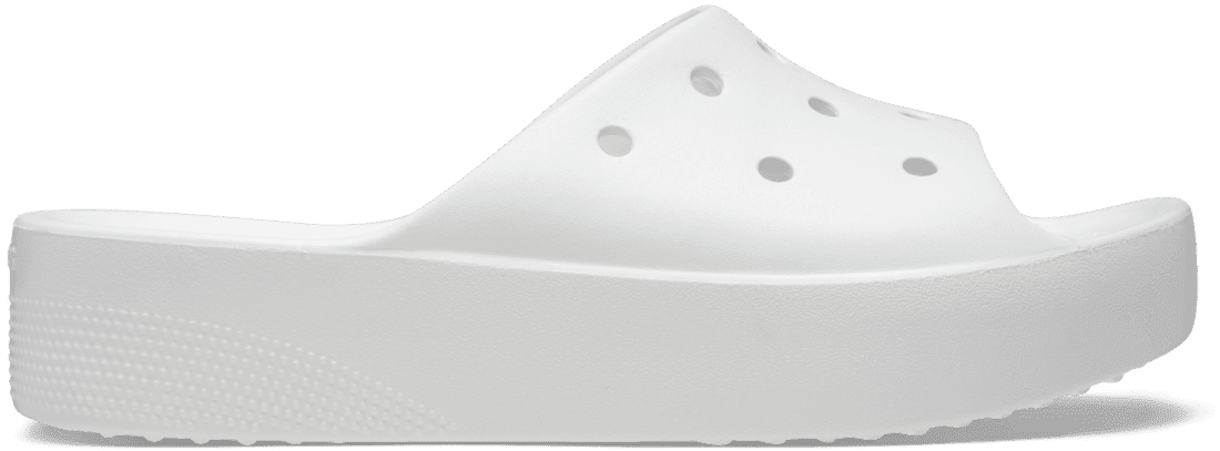 Dámské pantofle crocs classic platform bílá 41-42