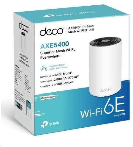 TP-link Deco XE75(1-pack) [Meshový Wi-Fi 6E systém AXE5400 pro pokrytí celé domácnosti] (Deco XE75(1-pack))