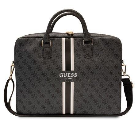 Guess PU 4G Printed Stripes Computer Bag 15/16