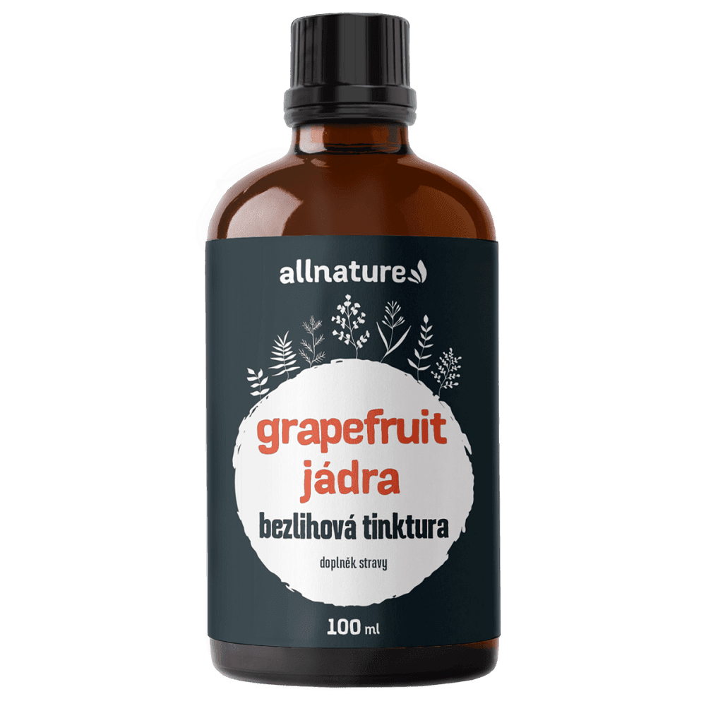 ALLNATURE Grapefruit jádra bezlihová tinktura 100 ml