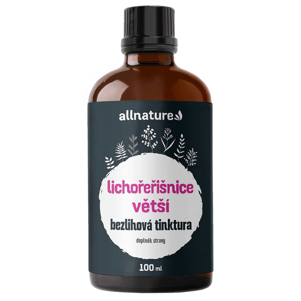 ALLNATURE Lichořeřišnice větší bezlihová tinktura 100 ml