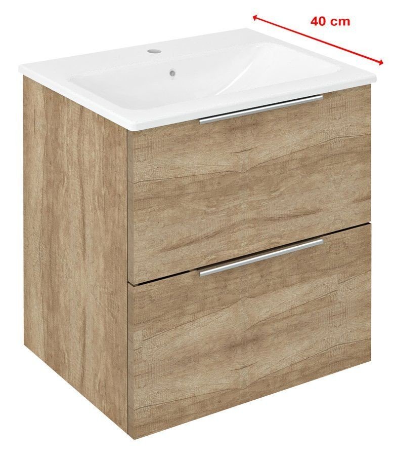 SAPHO CIRASA umyvadlová skříňka 48x54x39cm, dub alabama CR492-2222