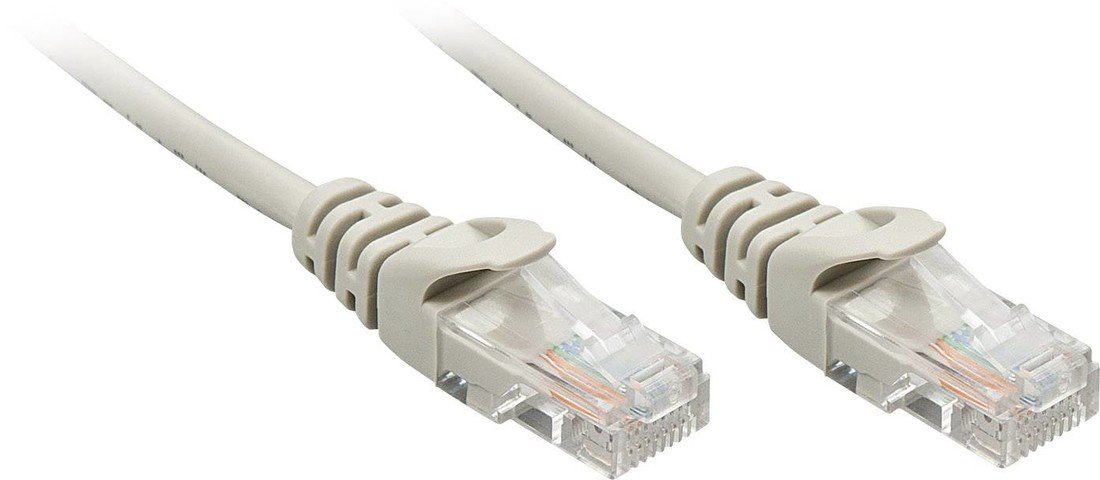 LINDY 48369 RJ45 síťové kabely, propojovací kabely CAT 5e U/UTP 20.00 m šedá  1 ks