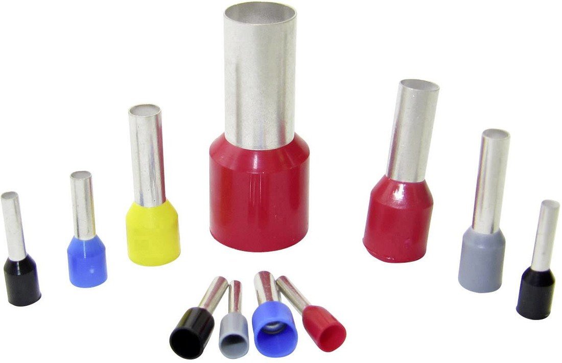 WKK Ce 040012W dutinka 4 mm² částečná izolace šedá 500 ks