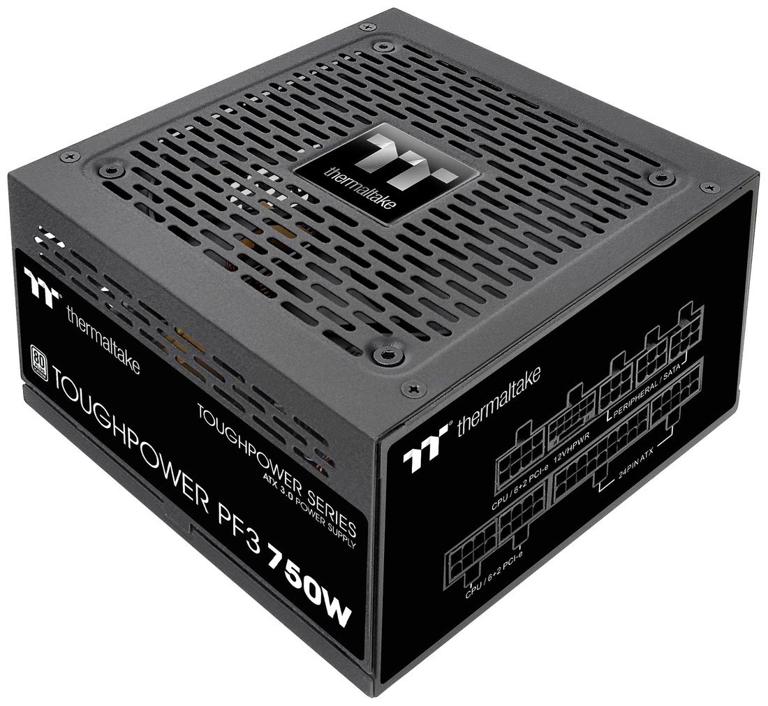 Thermaltake PS-TPD-0750FNFAPE-3 PC síťový zdroj 750 W ATX 80 PLUS® Platinum