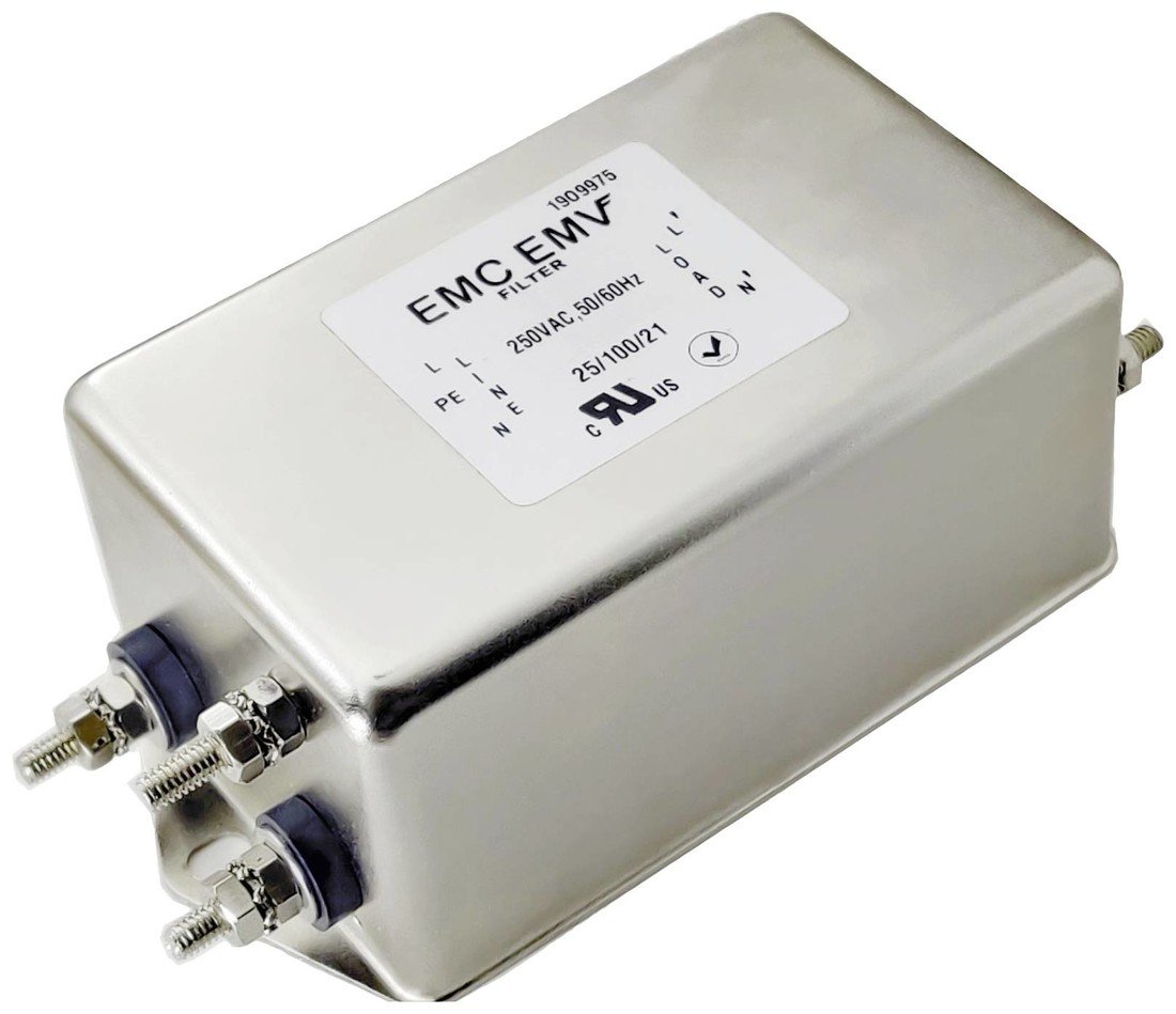 Akyga  EN2010-30-S    odrušovací filtr      30 A    (d x š x v) 124 x 57 x 45 mm  1 ks