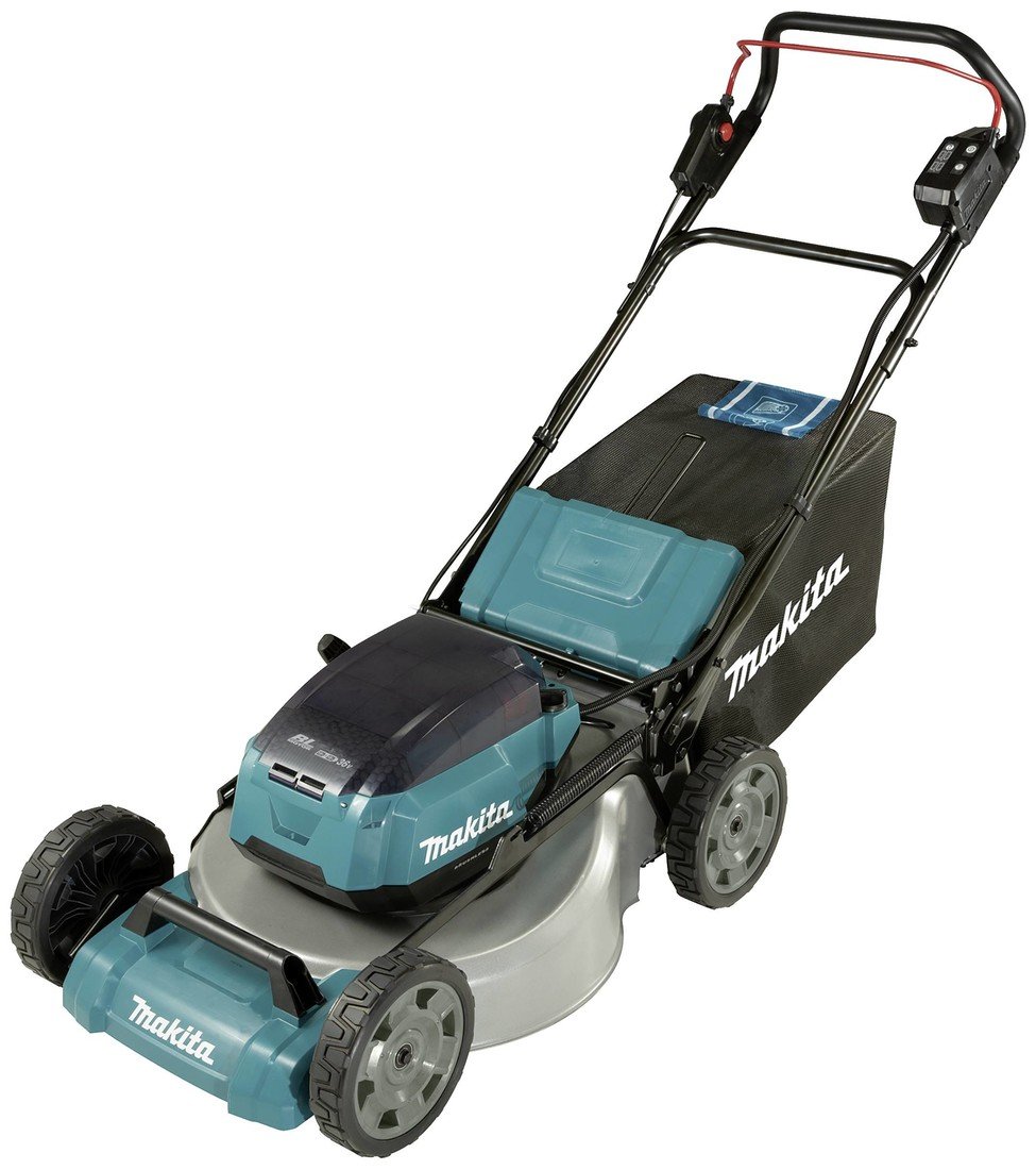 Makita DLM534Z akumulátor sekačka  bez akumulátoru, bez nabíječky  2x18 V šířka sekání 53 cm