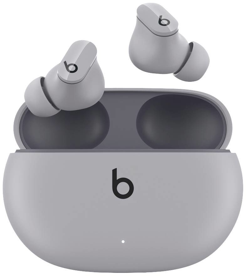 Beats Studio Buds  špuntová sluchátka Bluetooth® stereo Měsíční šedá Potlačení hluku, Redukce šumu mikrofonu Nabíjecí pouzdro, odolné vůči potu, odolná vůči vodě