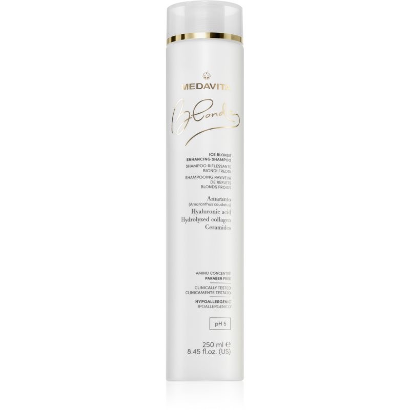 Medavita Blondie Ice Blonde Enhancing Shampoo šampon pro studené odstíny blond 250 ml