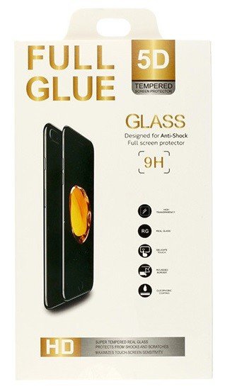 Tvrzené sklo FullGlue na Samsung S22 Plus 5D černé 95515