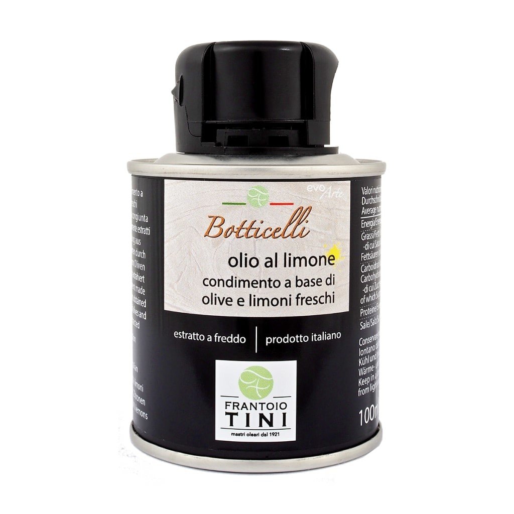 Frantoio Tini BOTTICELLI 100 ml – BIO italský olej s příchutí citrónu