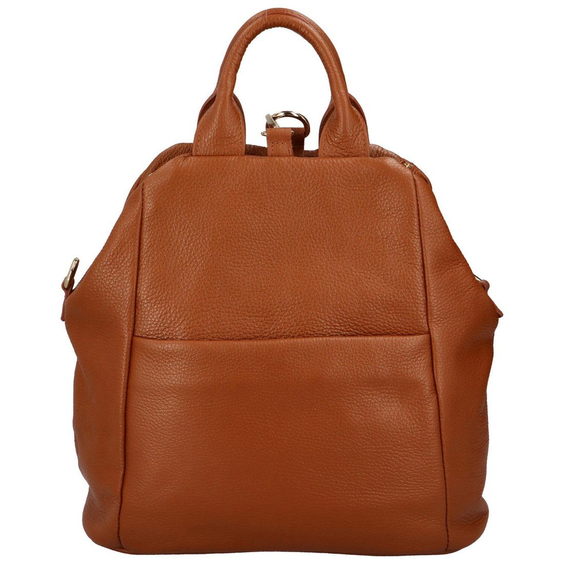 Luxusní dámský kožený kabelko-batoh Opu, hnědá