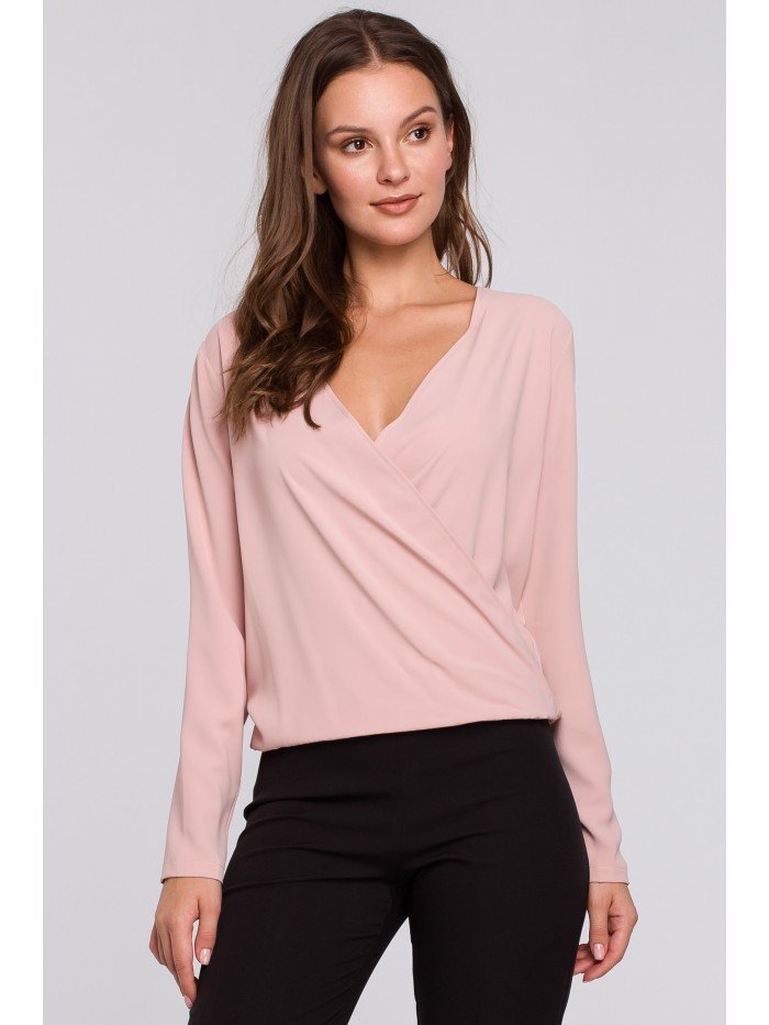 Makover Dámská halenka Avalott K037 pudrová růžová L