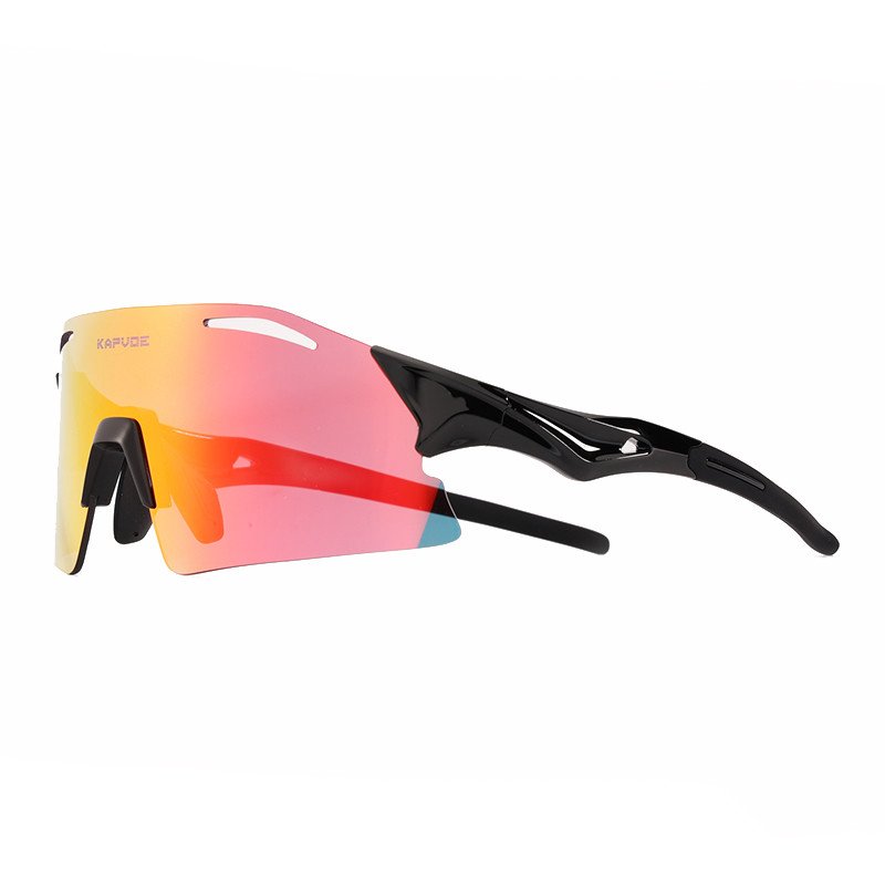 VeyRey Pánské sportovní sluneční brýle Avalat Sportovní Oranžová sklíčka černá Univerzální