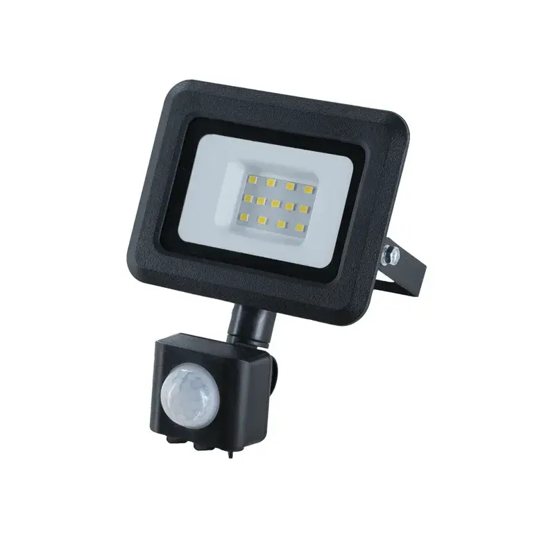 Nedes LED reflektor 10W IP44 + PIR senzor 4000K LF0021S