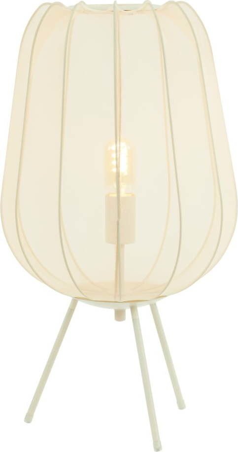 Krémová stolní lampa (výška 60 cm) Plumeria – Light & Living