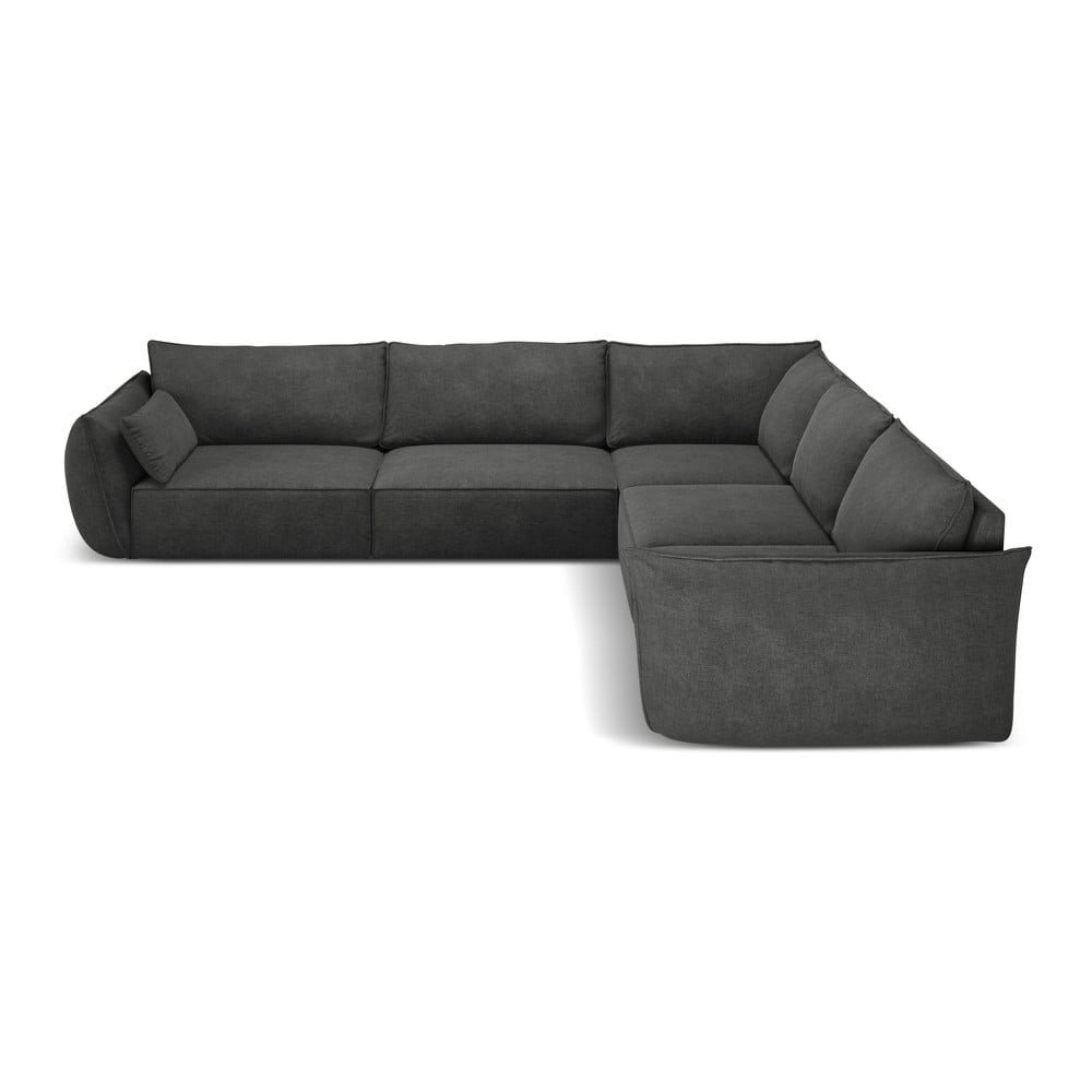 Šedá rohová pohovka (variabilní) Vanda – Mazzini Sofas