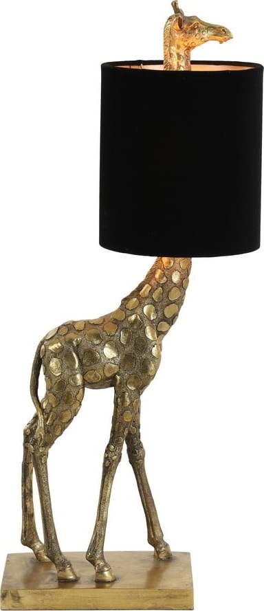 Stolní lampa v černo-bronzové barvě (výška 61 cm) Giraffe – Light & Living