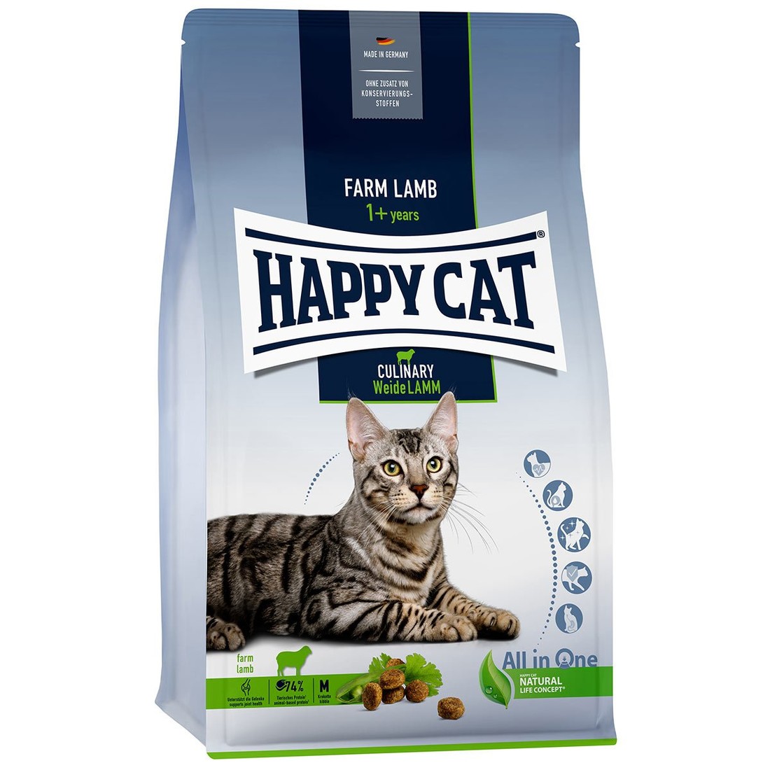 25 % sleva na 300  g Happy Cat Culinary Adult  - Adult losos