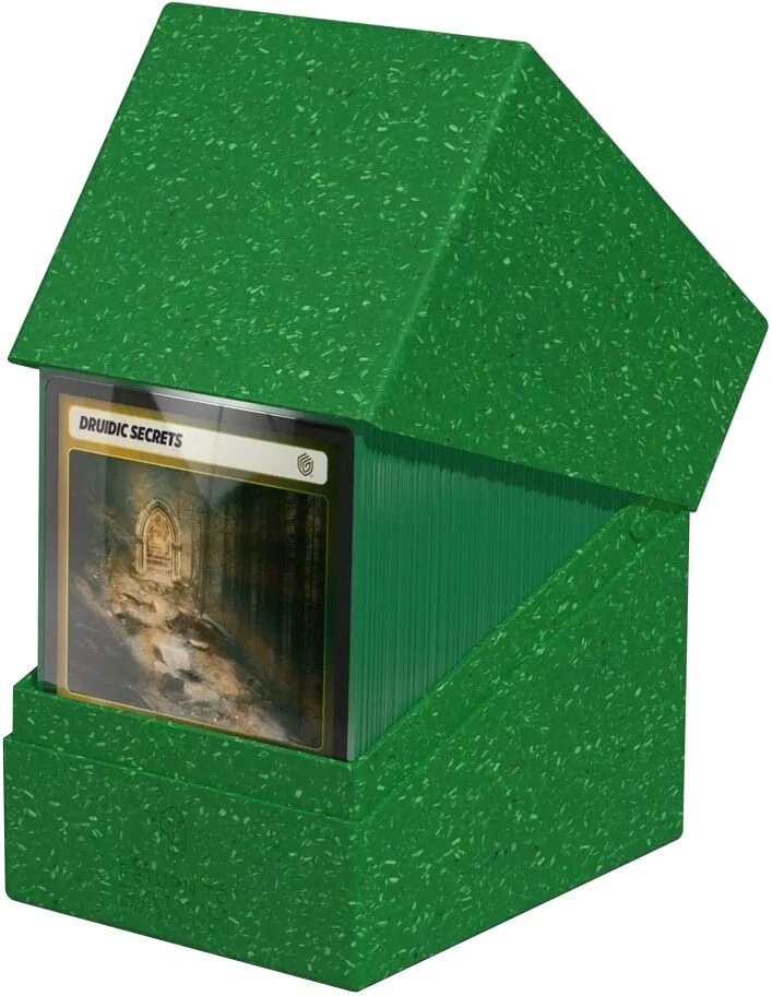 Krabička na karty Ultimate Guard - Boulder Deck Case Return to Earth (133+), zelená - 04056133025119