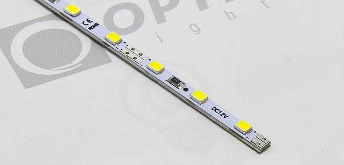 OPTICON LED pásek 72ks/m SMD2835 18W/m ULTRA SLIM, šedý podklad, Neutrální bílá, 1m