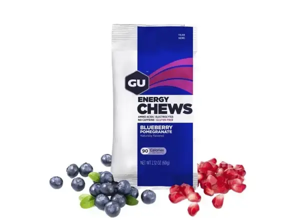 Energetické gely GU Energy GU Energy Chews 60 g Blueberry Pomegr