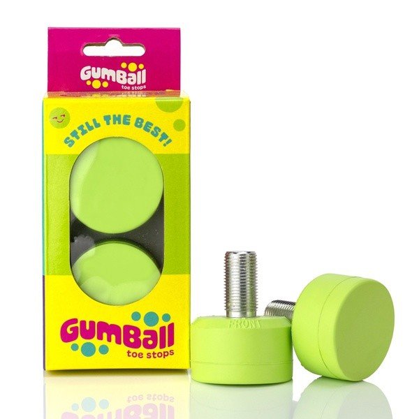 Gumball - 21' Toe Stop Long - 75a Lime - nastavitelná brzda na trekové brusle