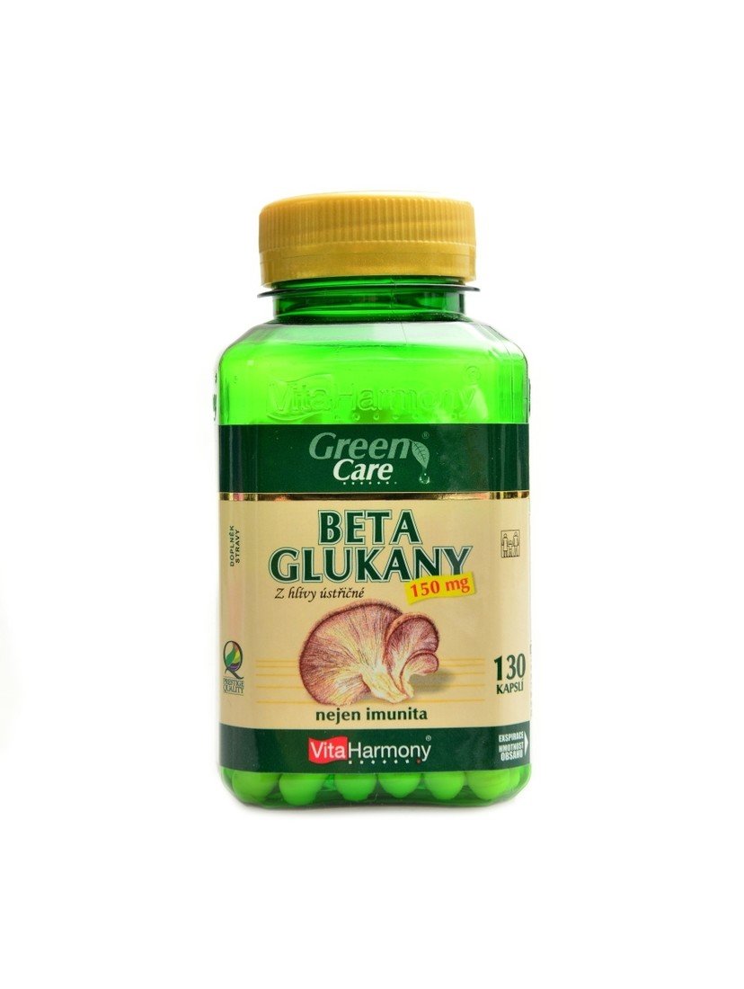 VitaHarmony Beta glukany 150 mg extrakt z hlívy ústřičné 130 kapslí