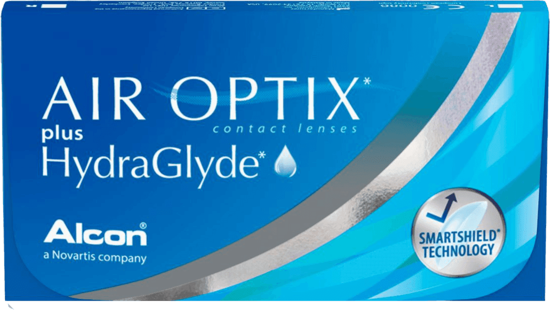 Alcon AIR OPTIX® plus HydraGlyde® +5,00 dpt, 6 čoček