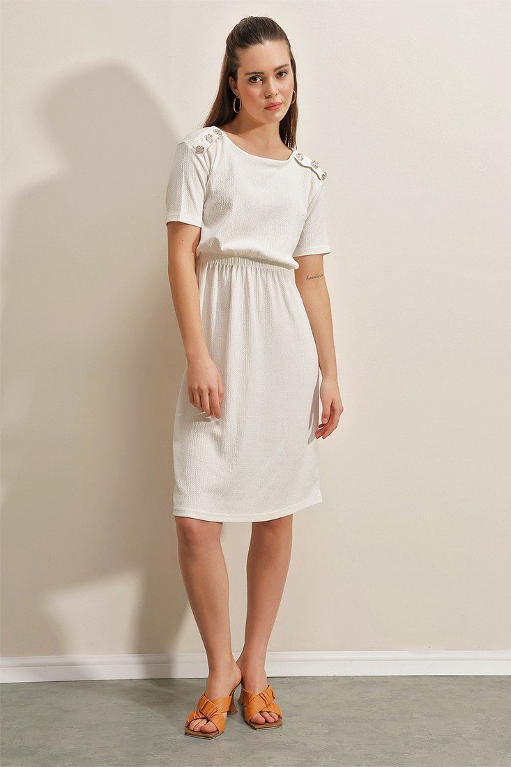 Bigdart Dress - White