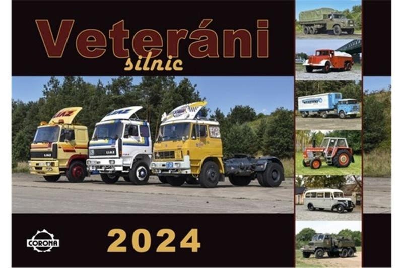 Kalendář 2024 Veteráni silnic - nástěnný - Jan Šmíd