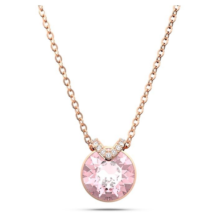 Swarovski Třpytivý bronzový náhrdelník Bella 5662088