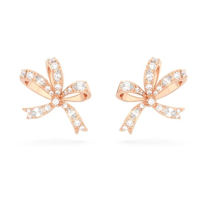 Swarovski Slušivé bronzové náušnice Mašle Volta 5647572