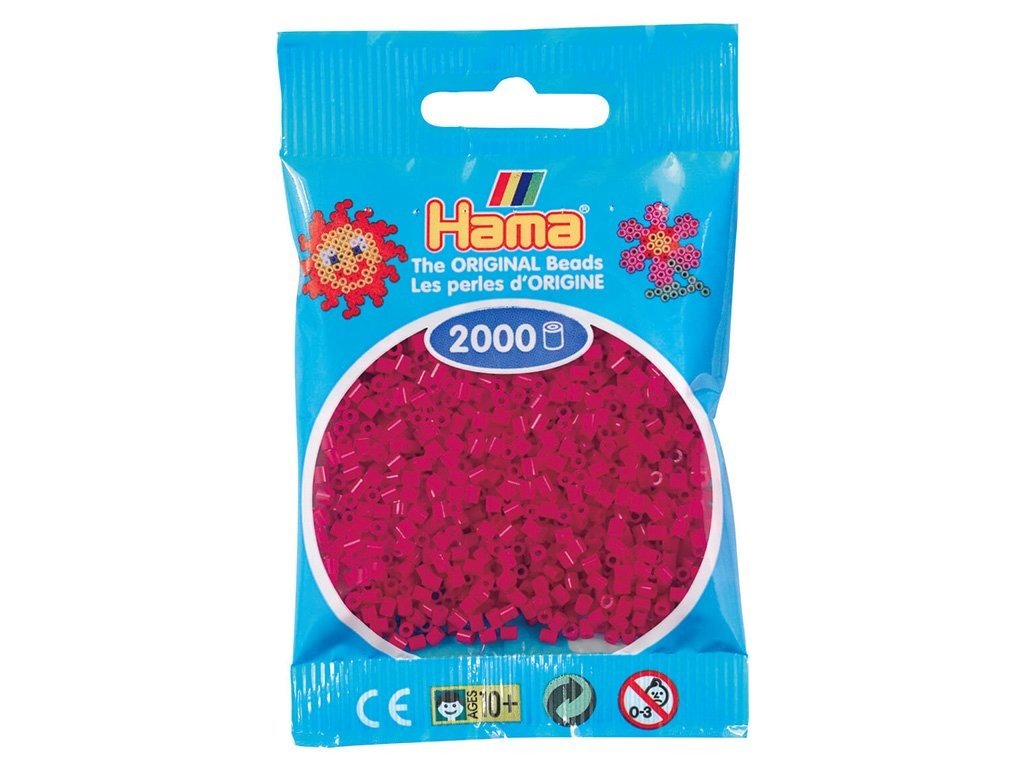 HAMA MINI zažehlovací korálky - VÍNOVÉ - 2 000 ks