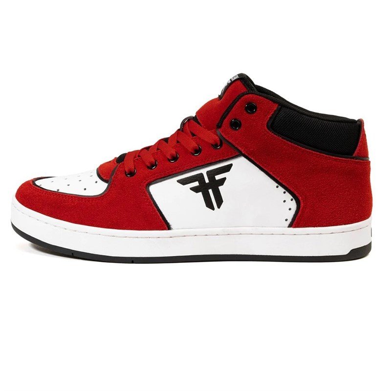 boty FALLEN - Tremont Mid Cupsole White/Red (WHITE RED) velikost: 43