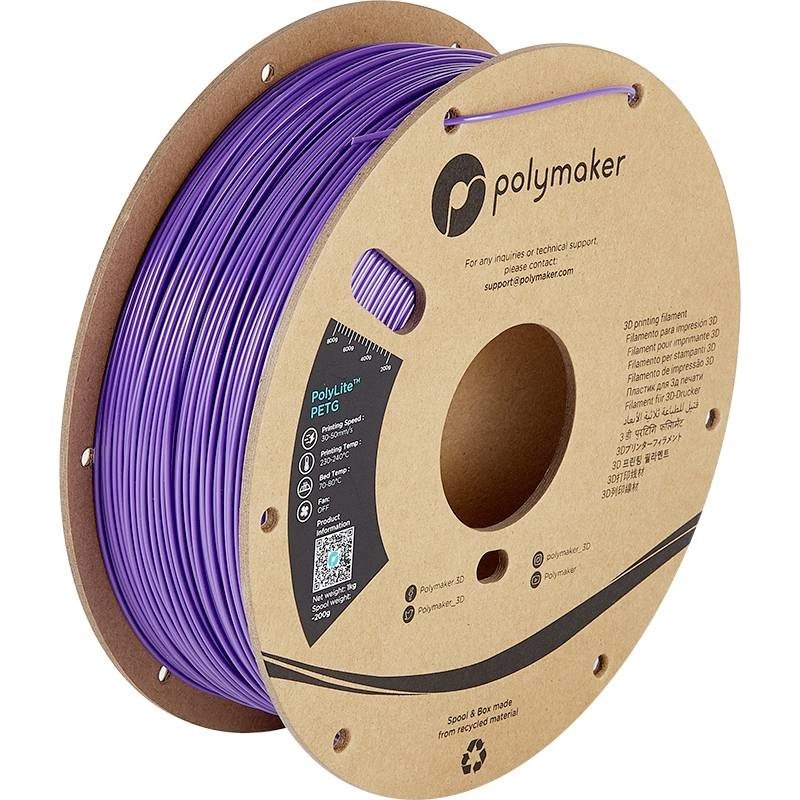 Polymaker PB01008 PolyLite vlákno pro 3D tiskárny PETG plast Žáruvzdorné, Vysoká pevnost v tahu 1.75 mm 1000 g fialová  1 ks