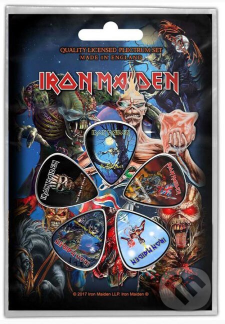 Gitarové trsátka Iron Maiden: Later Albums set 5 ks - Iron Maiden