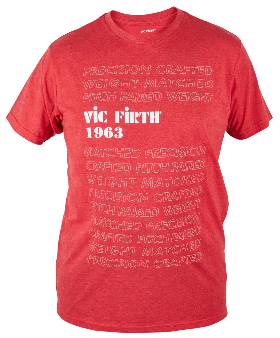 Vic Firth 1965 Red Graphic Tee L
