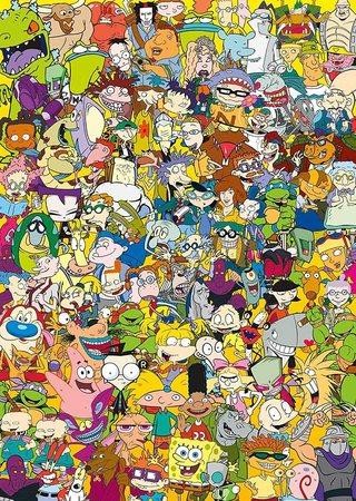 AQUARIUS Puzzle Nickelodeon 3000 dílků