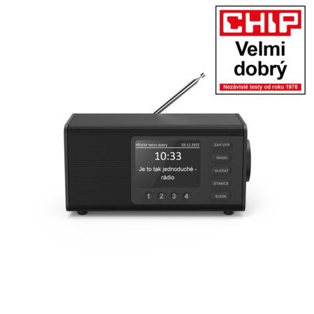 Hama digitální rádio DR1000, FM/DAB/DAB+, černé