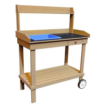 Kondela Zahradní pracovní stůl, dřevo / hnědá, Bardy