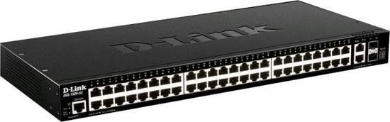 D-LINK DGS-1520-52/E 52-Port Smart Managed Gigabit Stack Switch 4x 10G, DGS-1520-52/E