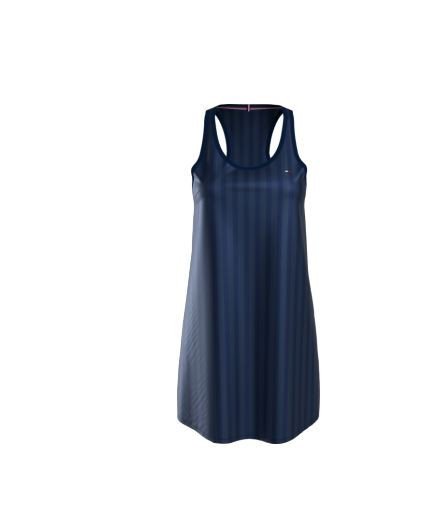 Dámská noční košile Tommy Hilfiger modrá (UW0UW04424 DW5) S