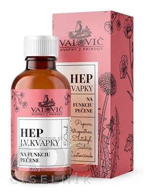 VALOVIČ, s.r.o. JV KAPKY - HEP na funkci jater 1x50 ml 50 ml