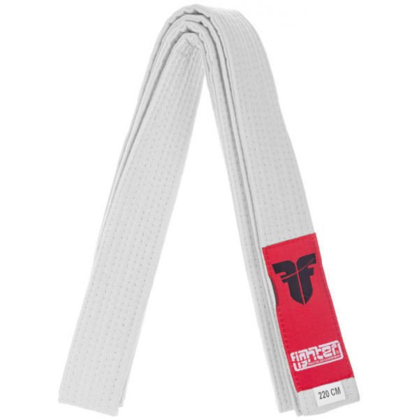 Fighter BELT 240 CM Pásek, bílá, velikost OS