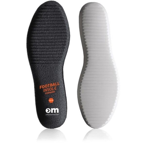 ORTHOMOVEMENT FOOTBALL INSOLE STANDARD Vložky do bot, černá, velikost 45/46