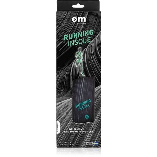 ORTHOMOVEMENT UPGRADE RUNNING INSOLE Vložky do bot, šedá, velikost 41